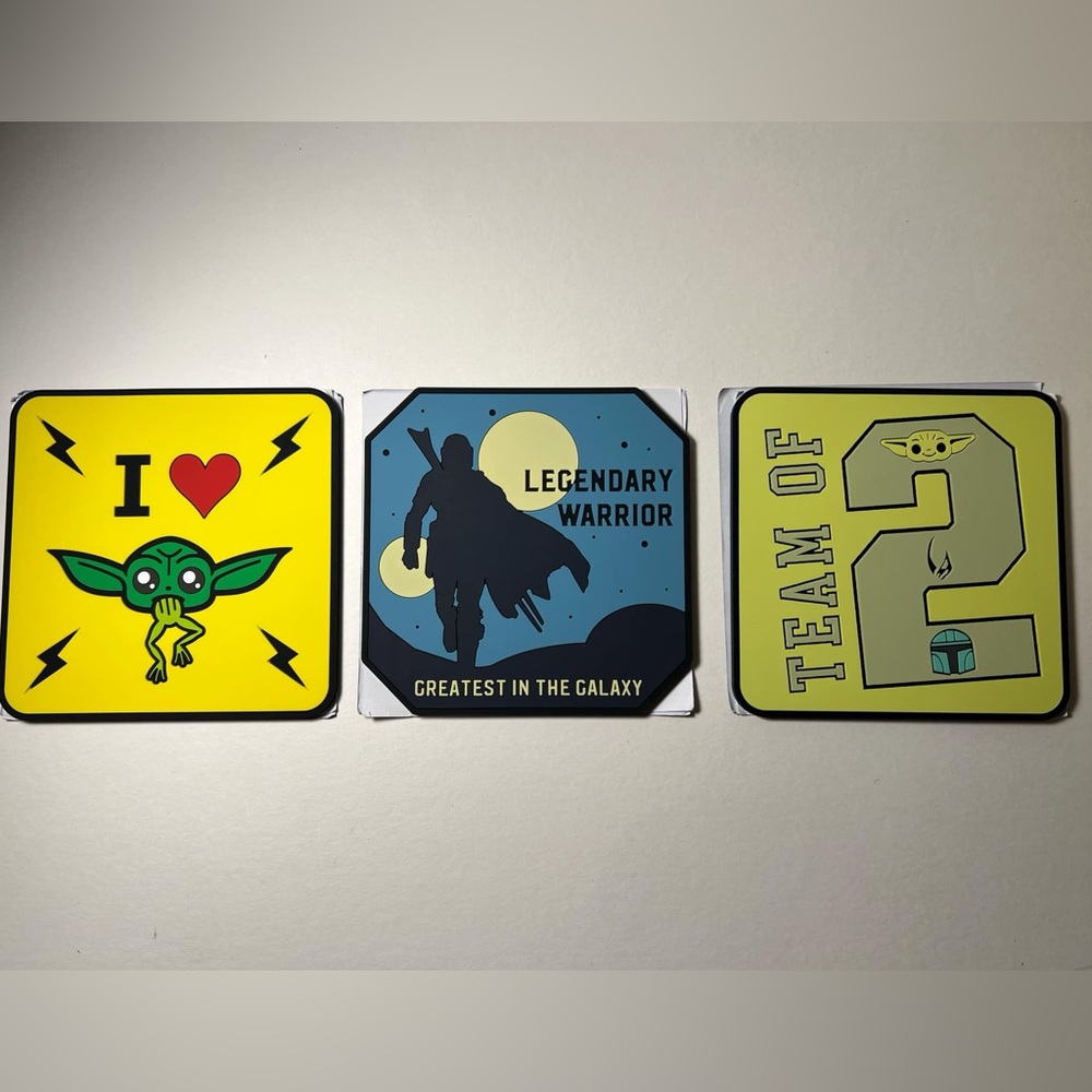Mandalorian coasters